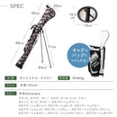 PYKES PEAK（パイクスピーク）ゴルフ スタンドバッグ【軽量 980g 全20色】セルフスタンド クラブケース ゴルフバッグ キャディバッグ サブバッグ フード付き 7本収納 メンズ レディース