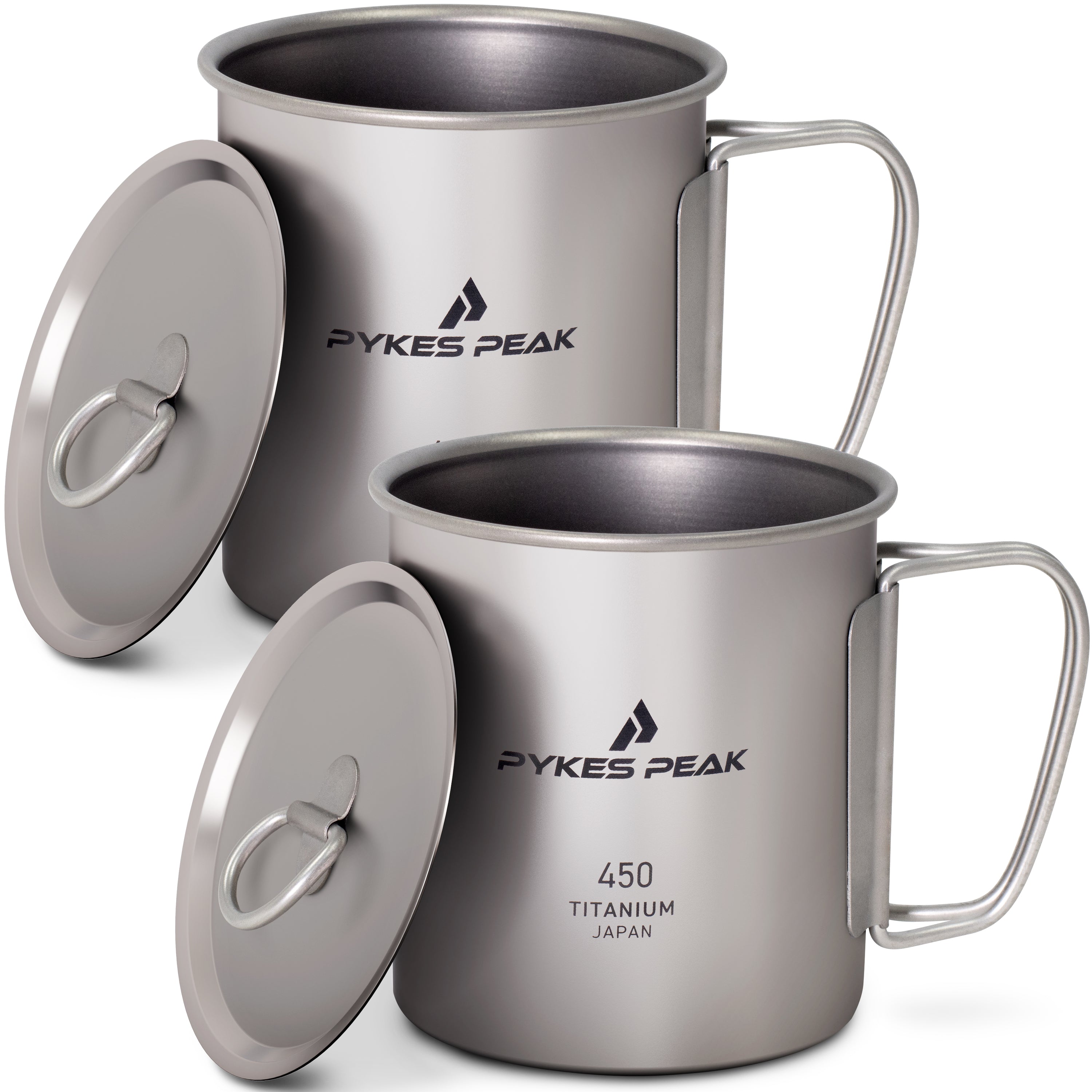 PYKES PEAK(パイクスピーク) チタンマグ 日本製 MADE IN JAPAN 燕三条産 直火で使える チタン マグカップ キャンプ アウトドア 直火にも使える燕三条産チタンマグ極