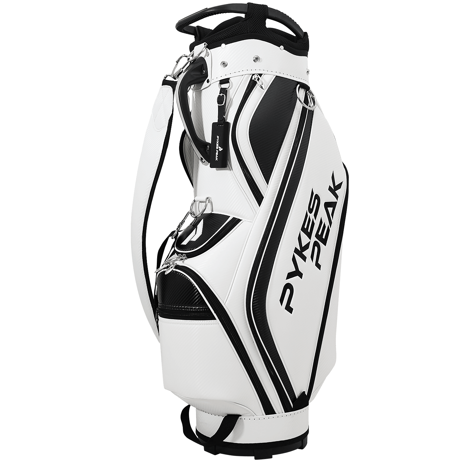 【先着100名様限定 超早割実施中!】【【予約商品発送まで1〜2ヶ月かかります】ゴルフキャディバッグ PU 超軽量 GBG-101 - PYKES PEAK