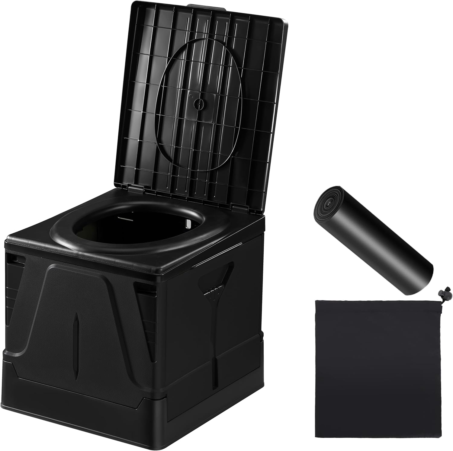 【災害対策に】防災トイレ 簡易トイレ 携帯トイレ 防災グッズ 防災 災害用 非常用 処理袋12枚付 凝固剤12個付 折りたたみ Sサイズ グレー