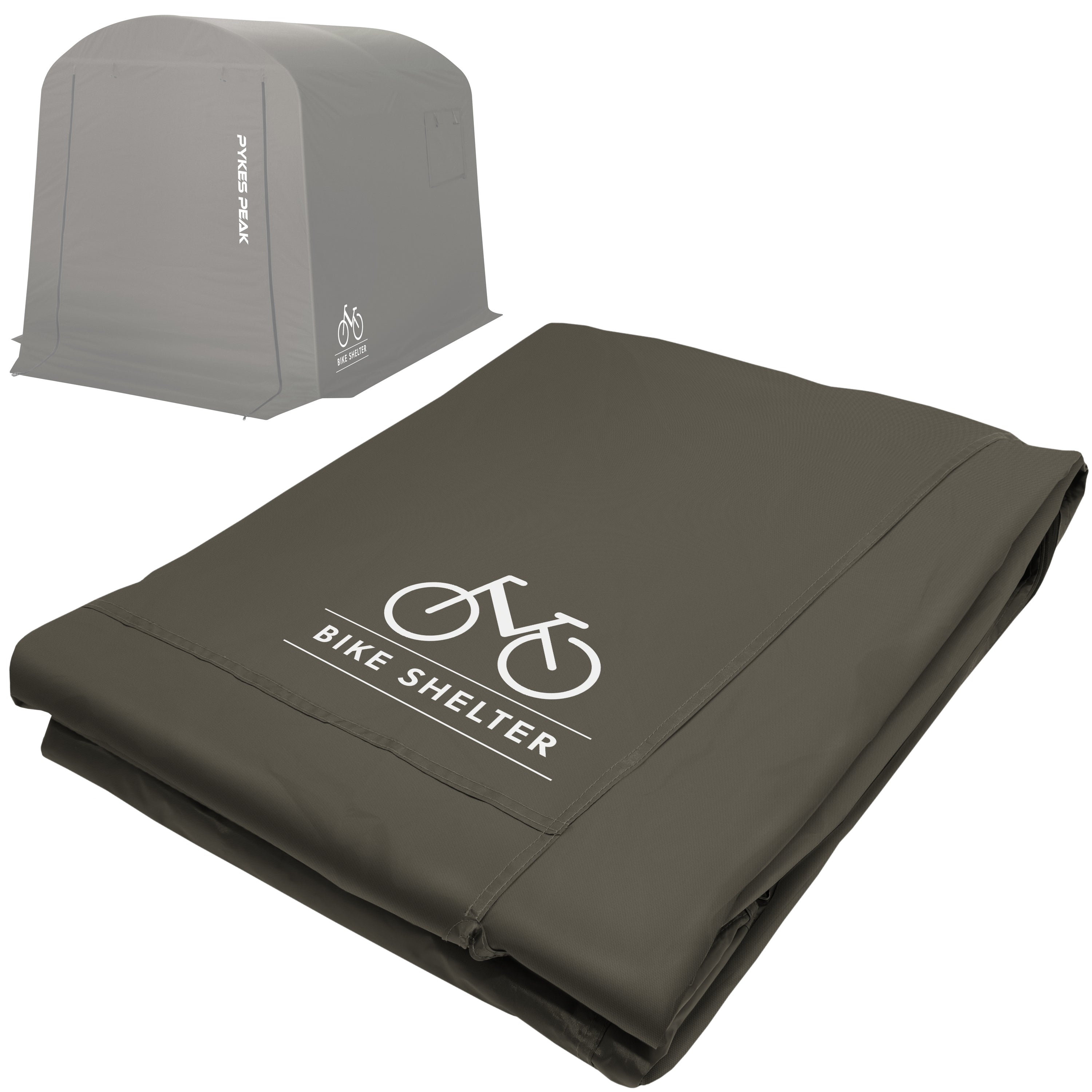 PYKES PEAK (パイクスピーク) サイクルハウス  2サイズ 3カラー 1台用〜3台用 自転車置き場 バイクガレージ 耐水圧2000mm UPF50 工具不要 バイクシェルター (奥行220㎝ 幅175㎝ 高さ170㎝ サイズ 2-3台収納)