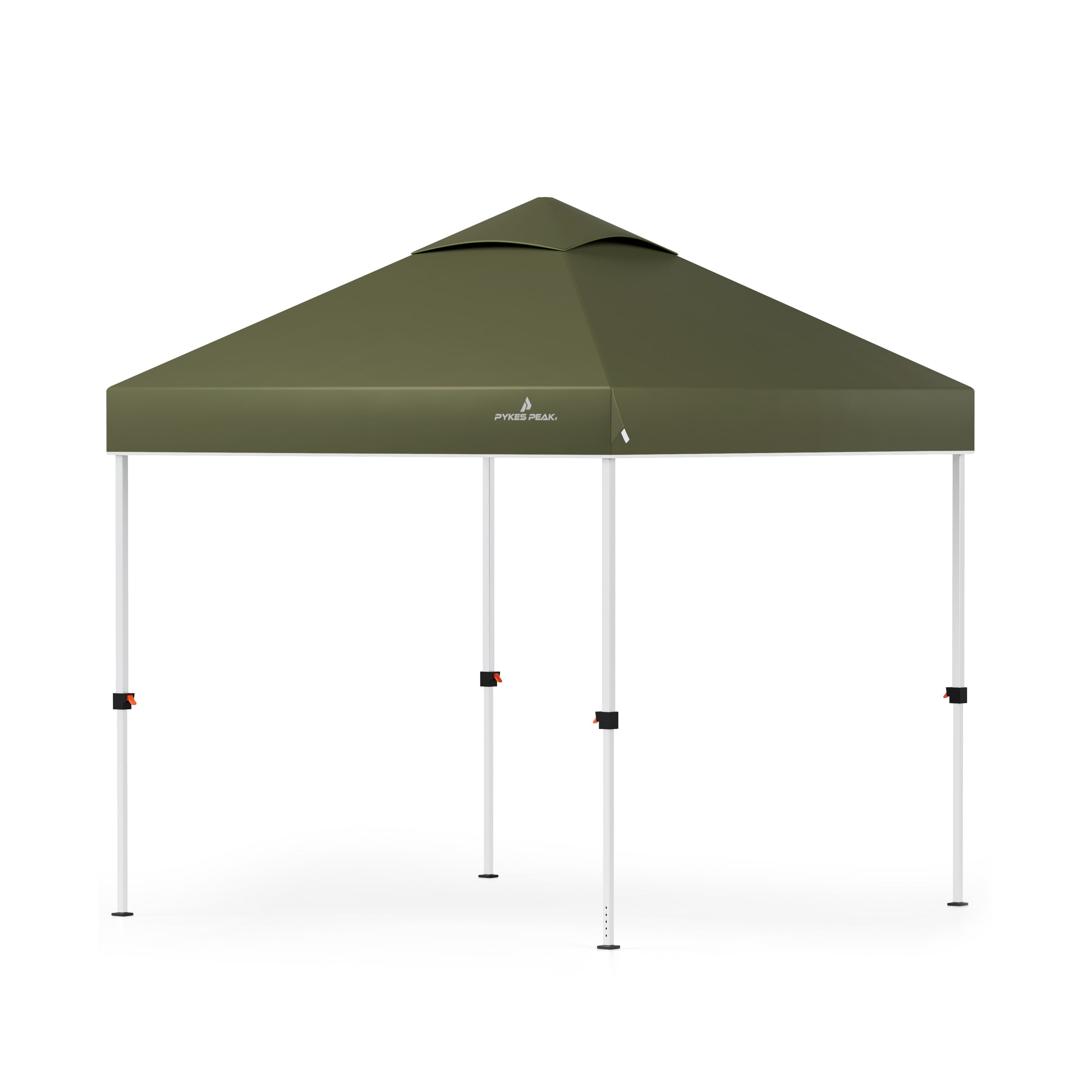 PYKES PEAK (パイクスピーク) ワンタッチ タープテント 大型 【 組み立て簡単 スチールフレーム UVカット 遮光 耐水加工 3段階調整 風抜けベンチレーション 】 日除け 日よけ キャンプ アウトドア イベント タープ テント