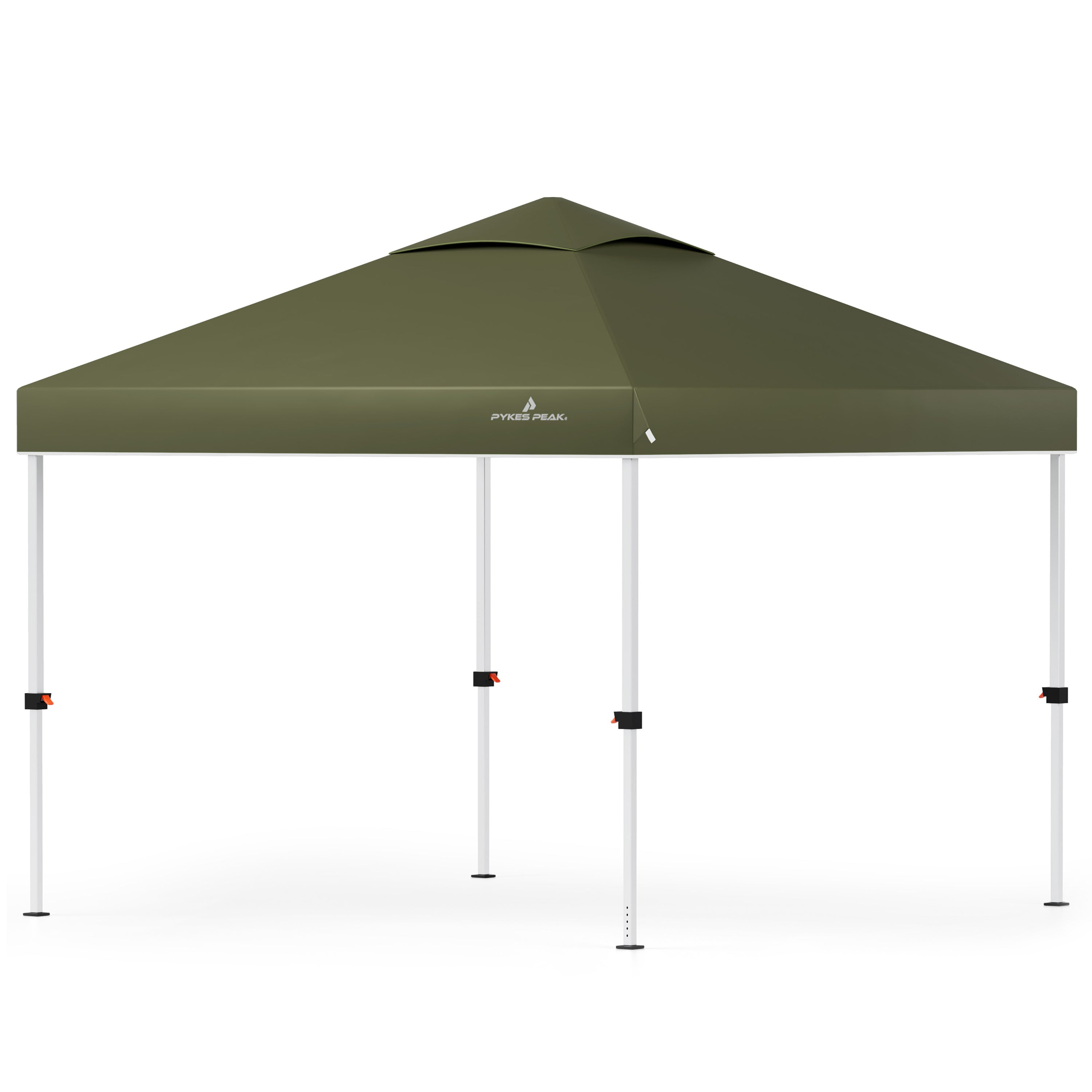 PYKES PEAK (パイクスピーク) ワンタッチ タープテント 大型 【 組み立て簡単 スチールフレーム UVカット 遮光 耐水加工 3段階調整 風抜けベンチレーション 】 日除け 日よけ キャンプ アウトドア イベント タープ テント