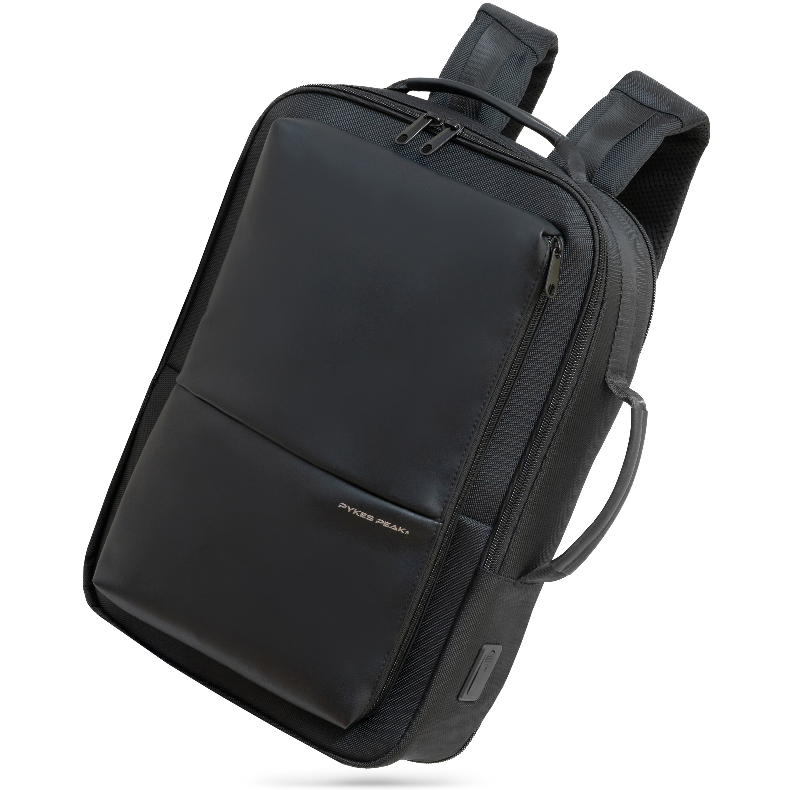 [PYKES PEAK] 軽量 ビジネス リュック 拡張可能 負担の少ない 軽量タイプ【4WAY PC収納 高撥水】 バックパック A4収納 パイクスピーク