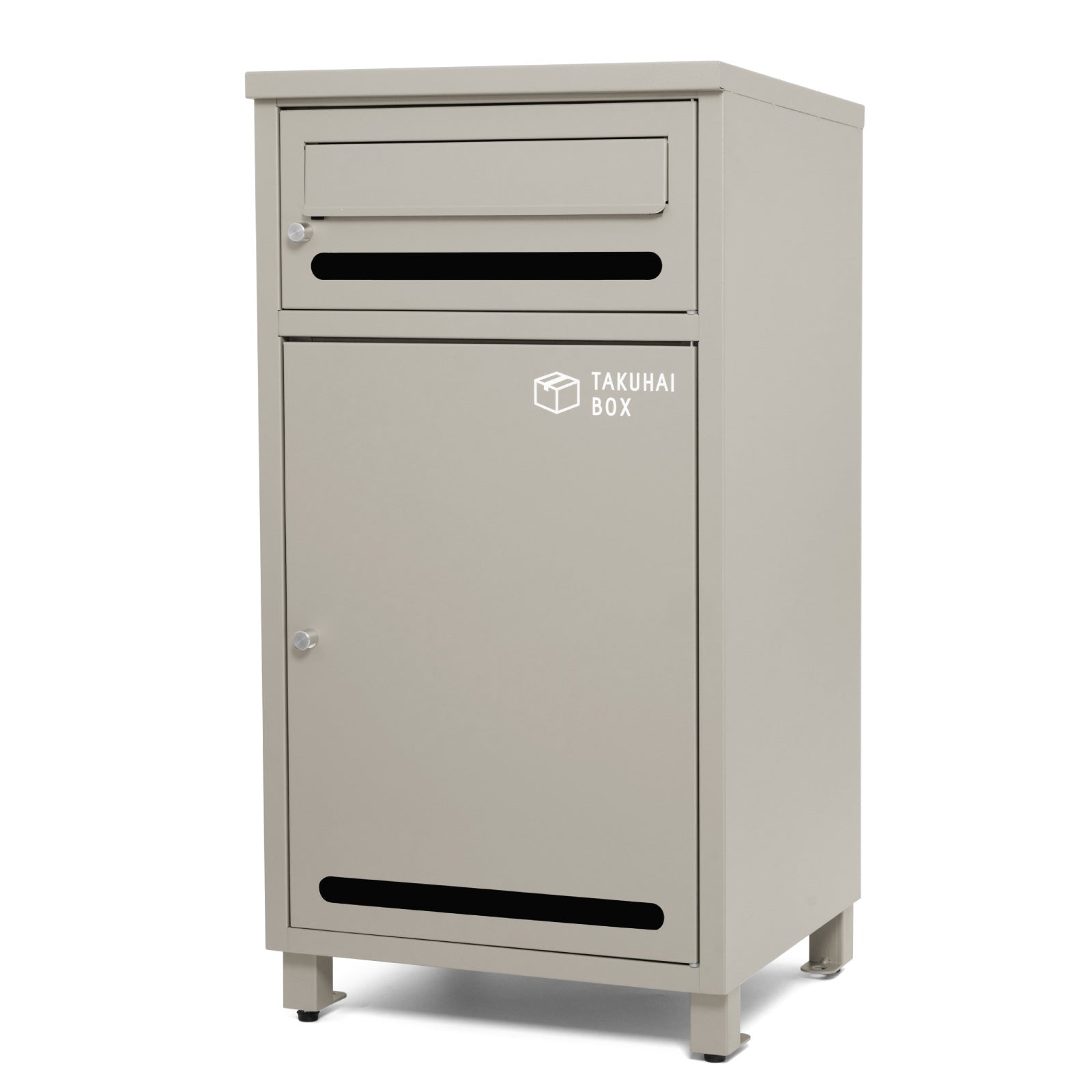 PYKES PEAK 宅配ボックス ポスト一体型 ポスト付き 大容量 おしゃれ 防水 置き配 盗難防止 案内ステッカー付き 大型 屋外 戸建て用 「 ポスミー 」