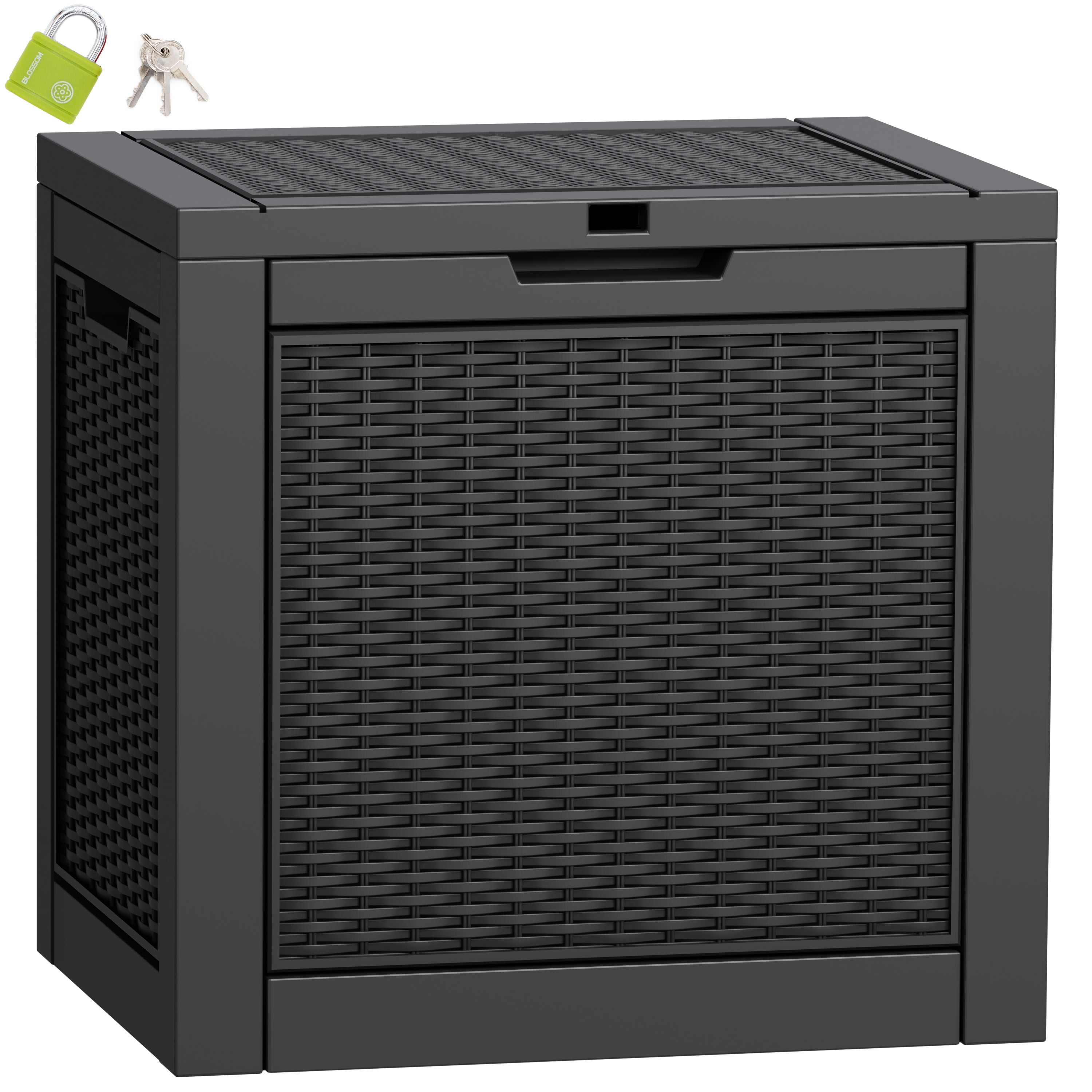 収納ボックス 屋外 庭 コンテナ 118L 340L大容量 大型 特大 宅配ボックス ゴミ収集庫 ゴミ収集ボックス ふた付 蓋付 物置 PYKES PEAK