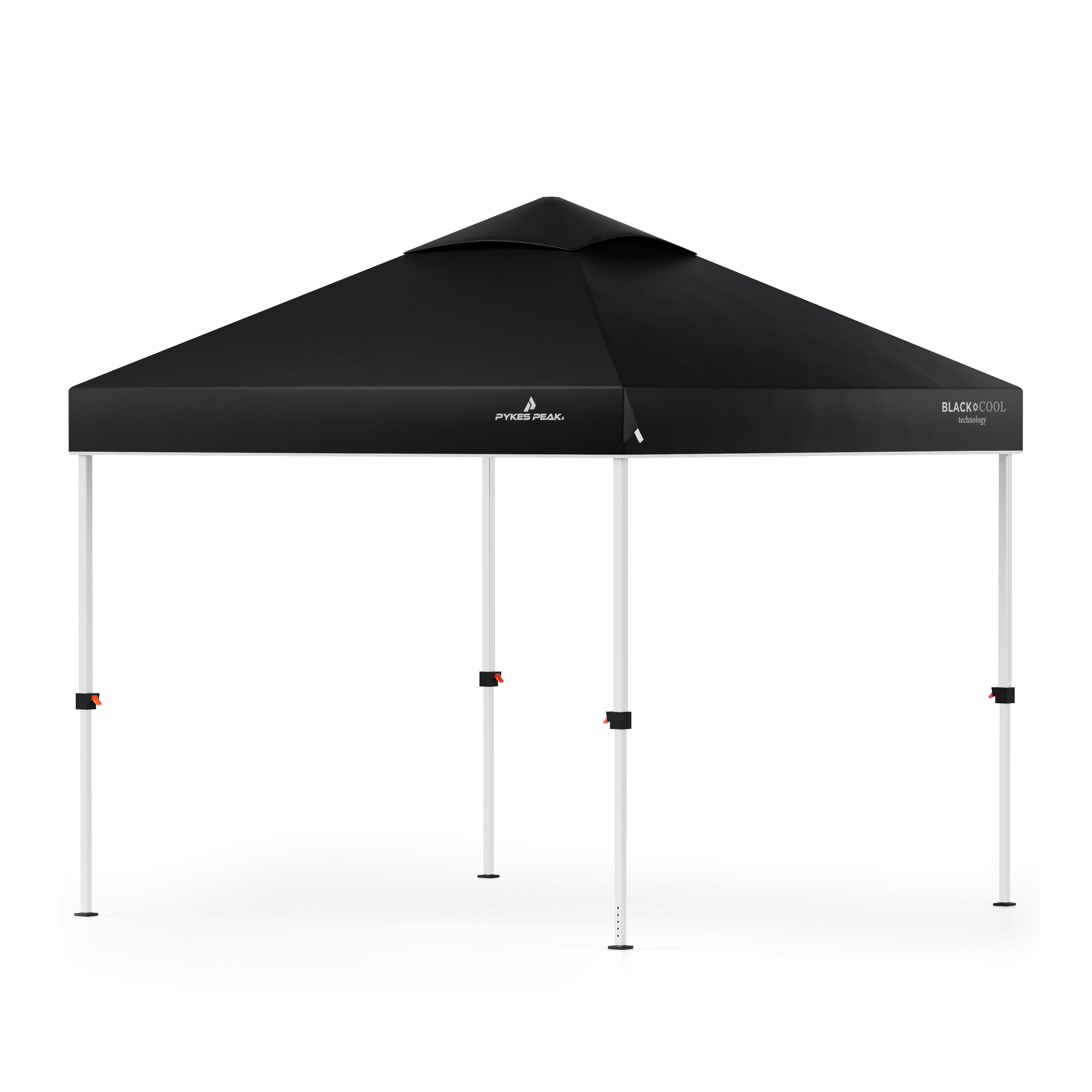 PYKES PEAK (パイクスピーク) ワンタッチ タープテント 大型 【 組み立て簡単 スチールフレーム UVカット 遮光 耐水加工 3段階調整 風抜けベンチレーション 】 日除け 日よけ キャンプ アウトドア イベント タープ テント
