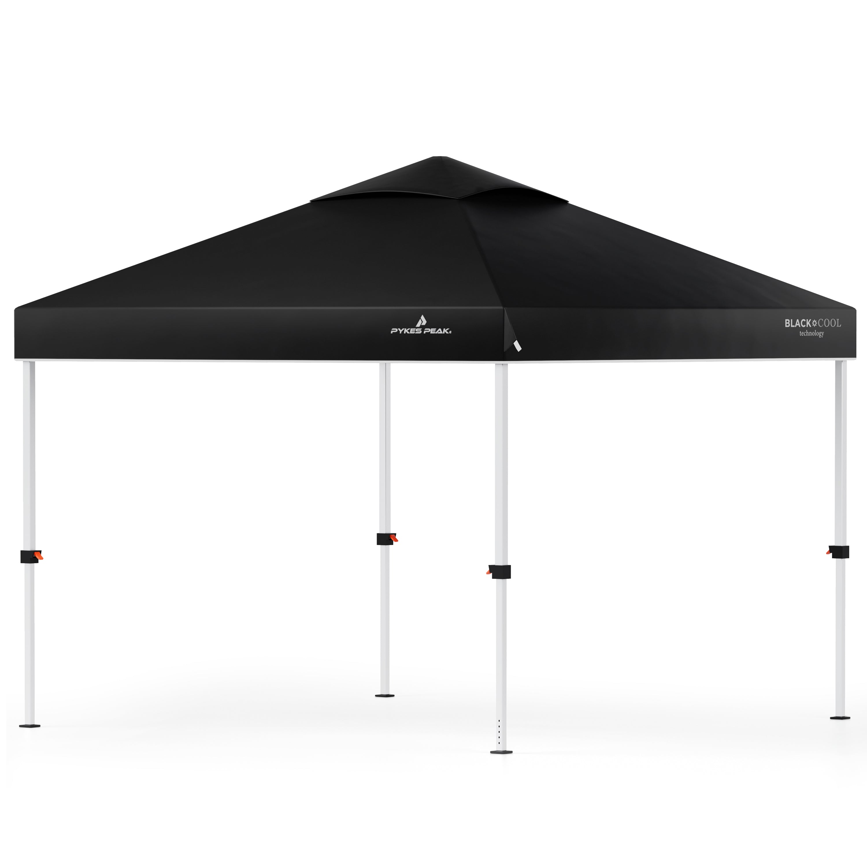 PYKES PEAK (パイクスピーク) ワンタッチ タープテント 大型 【 組み立て簡単 スチールフレーム UVカット 遮光 耐水加工 3段階調整 風抜けベンチレーション 】 日除け 日よけ キャンプ アウトドア イベント タープ テント