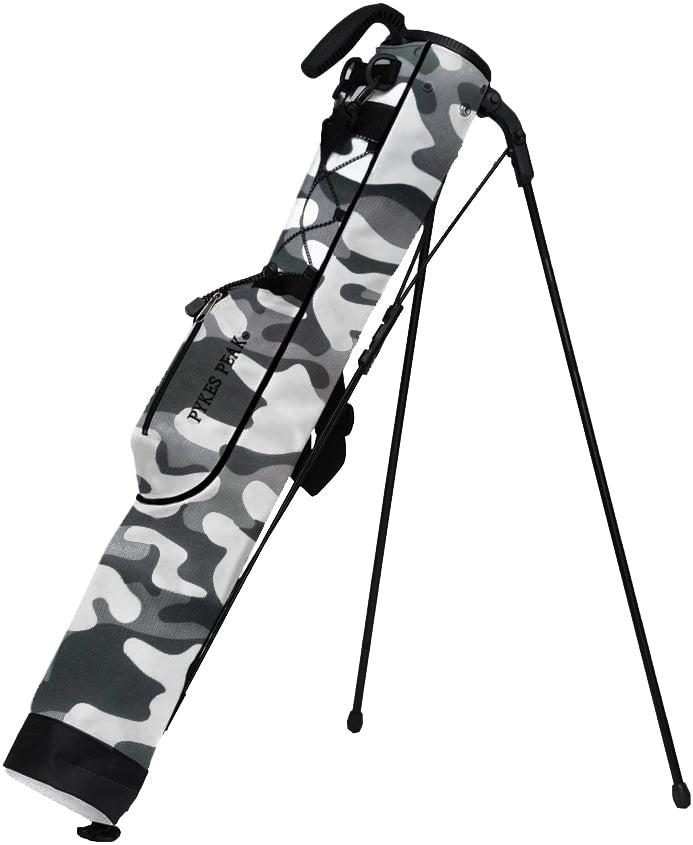 PYKES PEAK（パイクスピーク）ゴルフ スタンドバッグ【軽量 980g 全20色】セルフスタンド クラブケース ゴルフバッグ キャディバッグ サブバッグ フード付き 7本収納 メンズ レディース