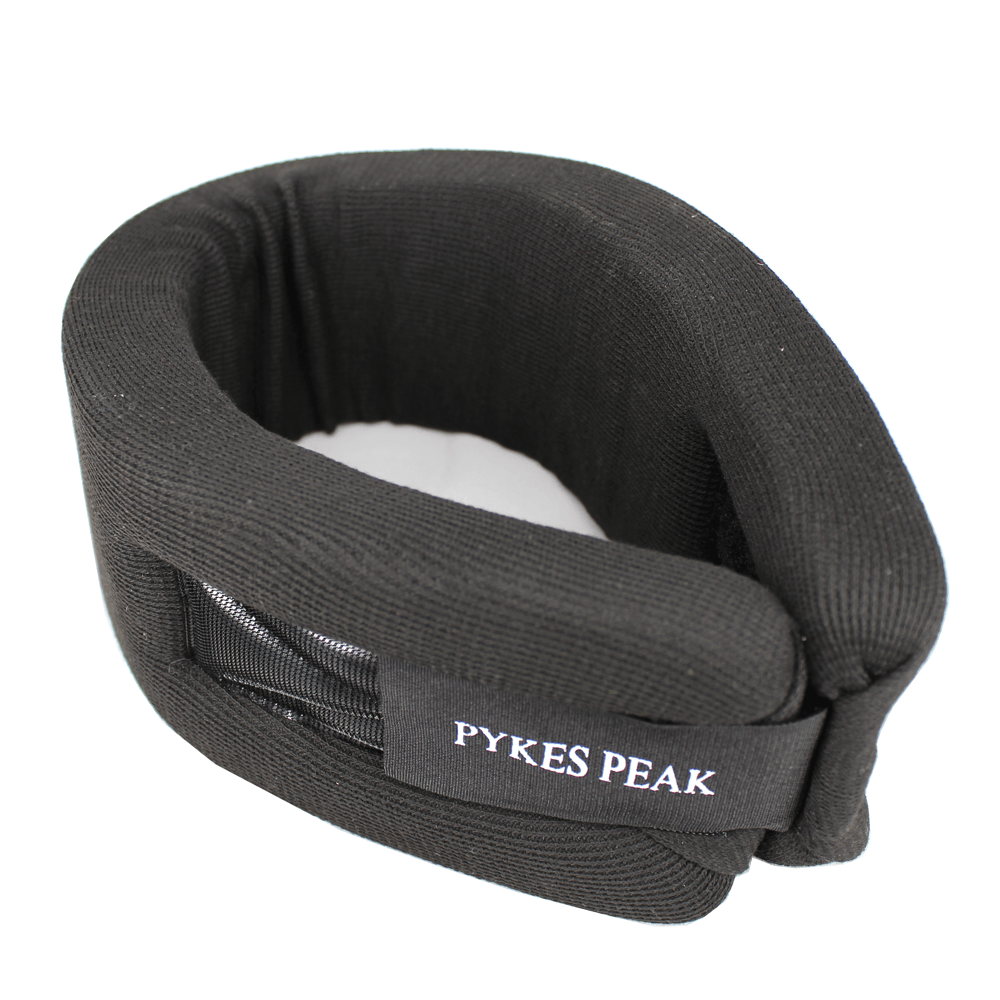 首 サポーター ネックサポーター 首サポーター おすすめ ソフトタイプ 黒 青 磁石 コルセット クッション 洗濯可 1年保証 男女兼用 左右兼用 調整可能 フリーサイズ 定形外 - PYKES PEAK