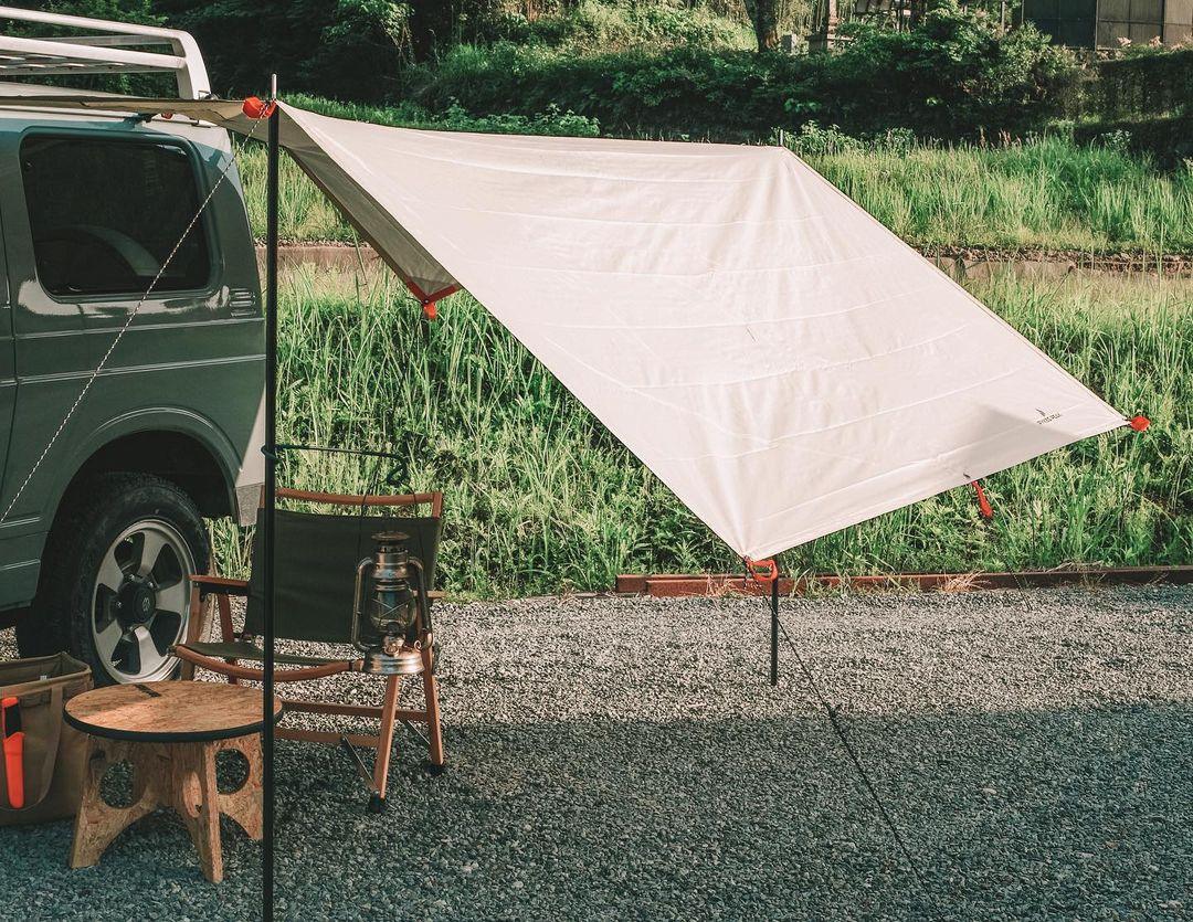 スクエアタープ 1-2人用 3~4人用 5~6人用 5色 SQUARE TARP - PYKES PEAK