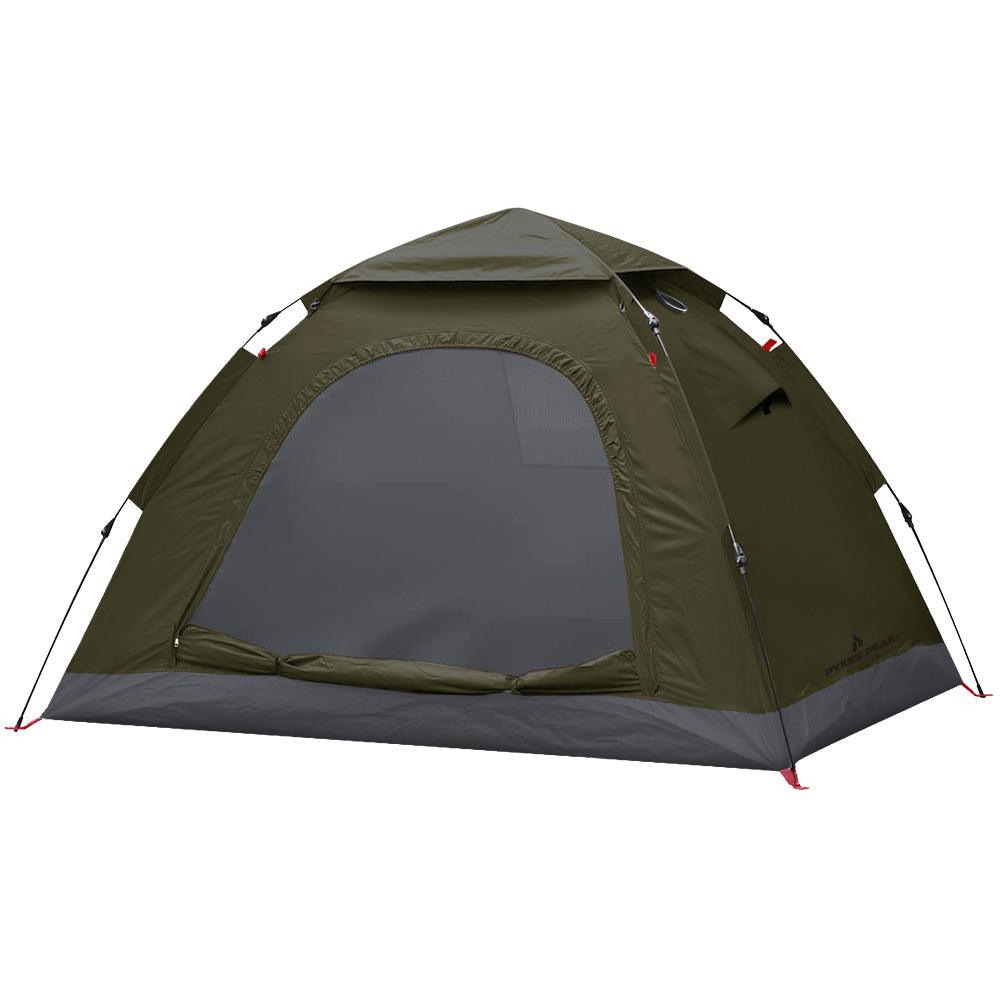 ライトウェイトワンタッチテント 軽量 1-2人用/3~4人用 5色 LIGHTWEIGHT ONE-TOUCH 1-2P 3~4P - PYKES PEAK