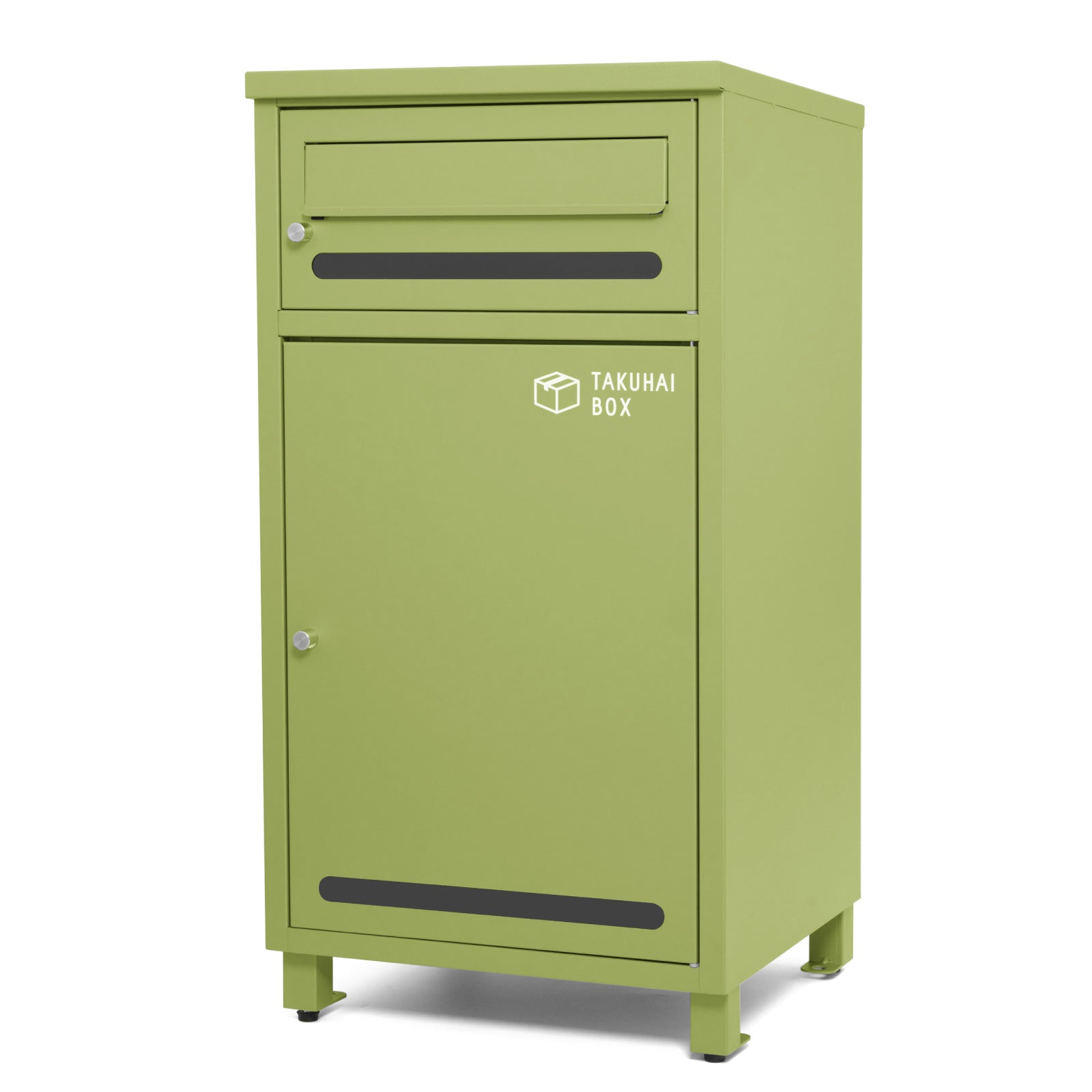 PYKES PEAK 宅配ボックス ポスト一体型 ポスト付き 大容量 おしゃれ 防水 置き配 盗難防止 案内ステッカー付き 大型 屋外 戸建て用 「 ポスミー 」