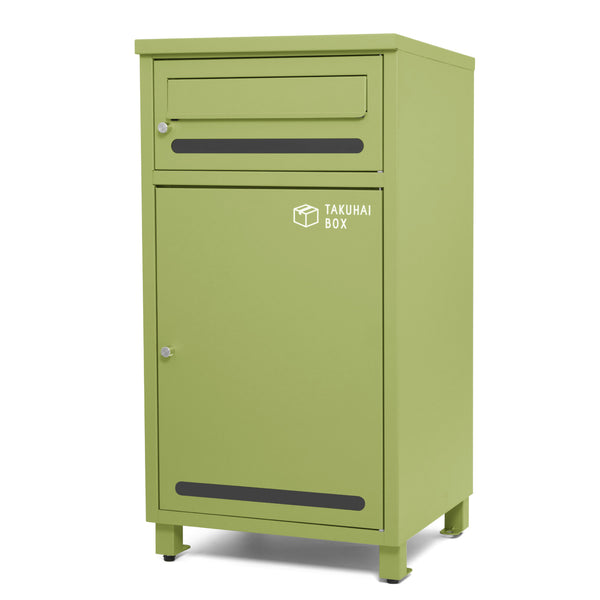 PYKES PEAK 宅配ボックス ポスト一体型 ポスト付き 大容量 おしゃれ 防水 置き配 盗難防止 案内ステッカー付き 大型 屋外 戸建て用 「 ポスミー 」