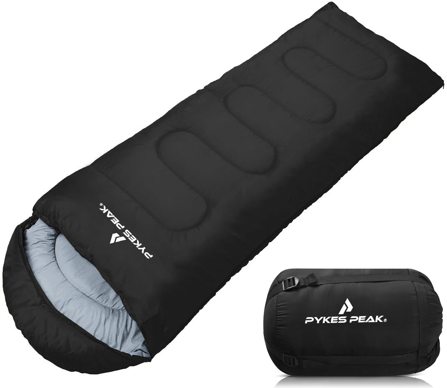 PYKES PEAK 寝袋 封筒型 5色　アウトドア シュラフ  ベストセラー