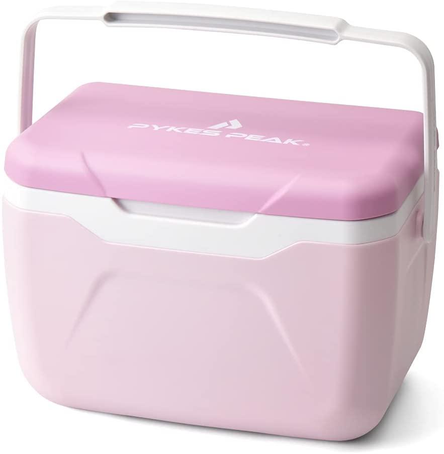 小型クーラーボックス 保冷剤付き 4色 (ノルディックブルー&パールホワイト&ピンクチェリーは10/31に発送いたします) - PYKES PEAK