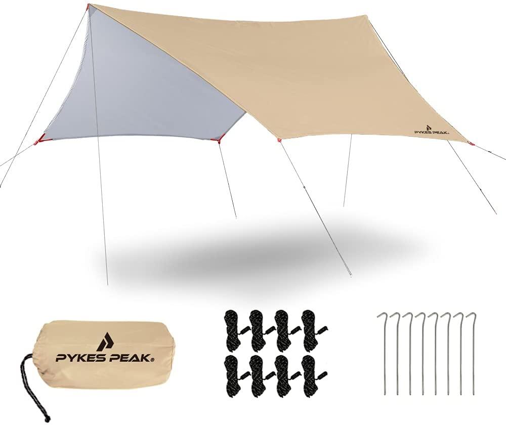 ヘキサタープ 1-2人用/3~4人用/5~6人用 5色 HEXA TARP - PYKES PEAK