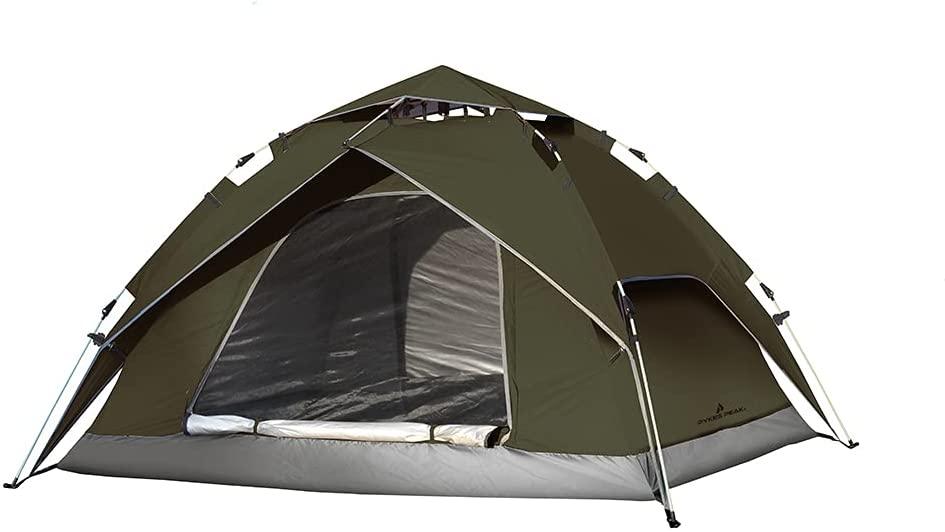 ワンタッチテント 1-2人用/2~3人用 5色 ONE-TOUCH 1-2P 2-3P　2-3Pサンドカーキ在庫なし - PYKES PEAK