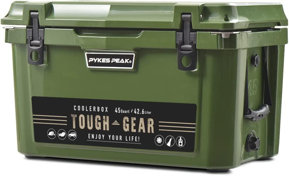 大型ハードクーラーボックス 20QT(18.9L )/45QT(42.6L ) - PYKES PEAK