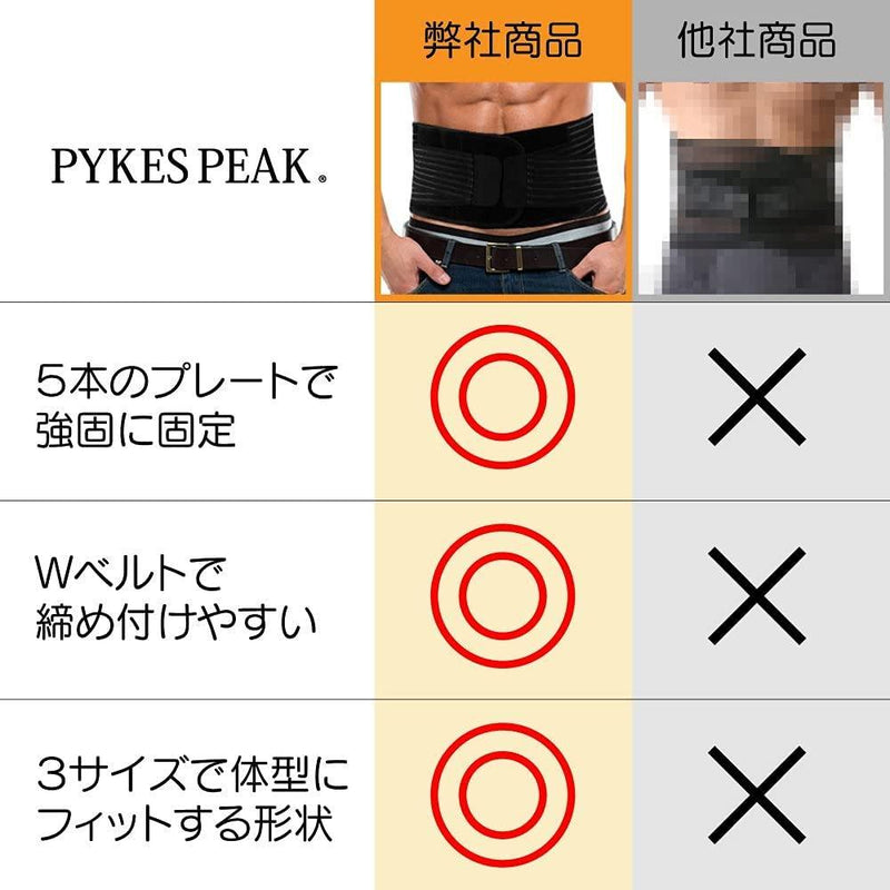 PYKES PEAK 腰サポーター スポーツ ベルト 作業 - PYKES PEAK