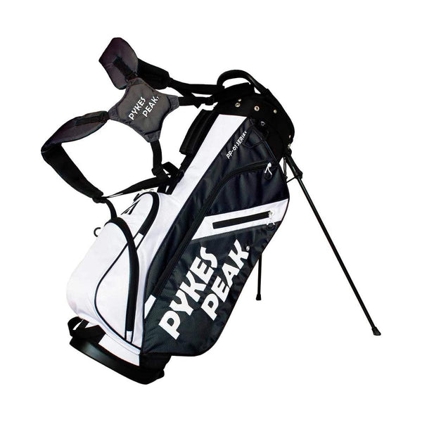 PYKES PEAK (パイクスピーク) キャディバッグ 軽量 ゴルフバッグ ゴルフ スタンド メンズ レディース 6分割 47インチまで入る フルセパレート